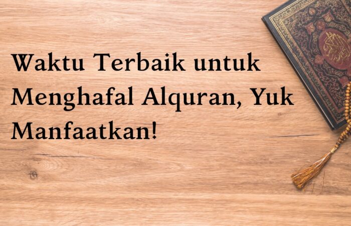 Waktu hafalan Alquran