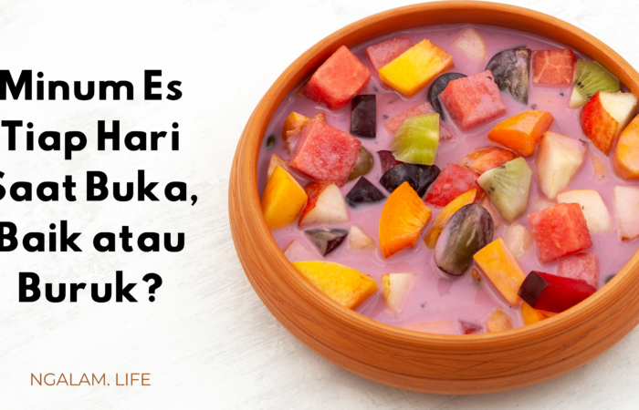 Minum es saat buka puasa