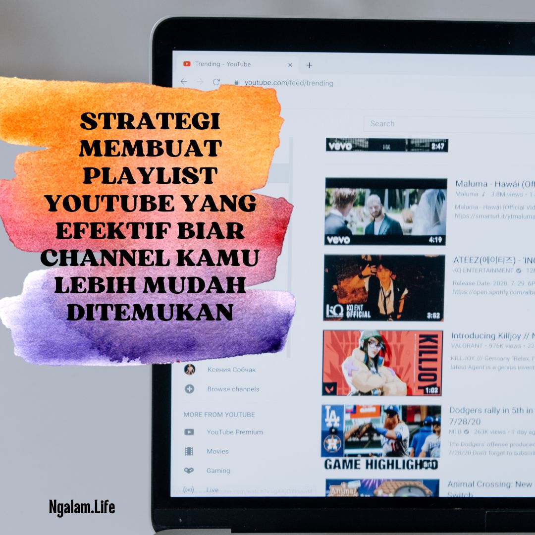 Strategi bikin playlist YouTube