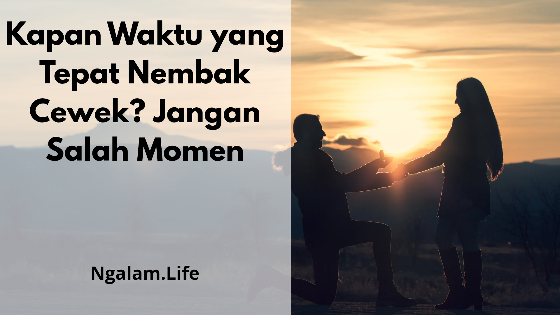 Kapan nembak cewek