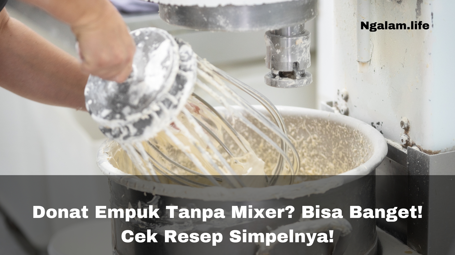 Donat empuk tanpa mixer